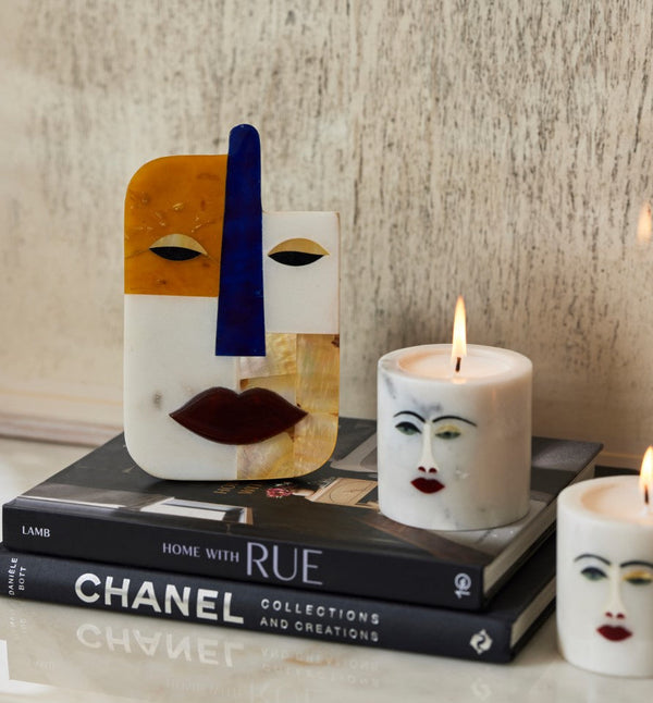 NODO ITALIA - MARBLE MULTI FACE POP ART TRIVET COASTER