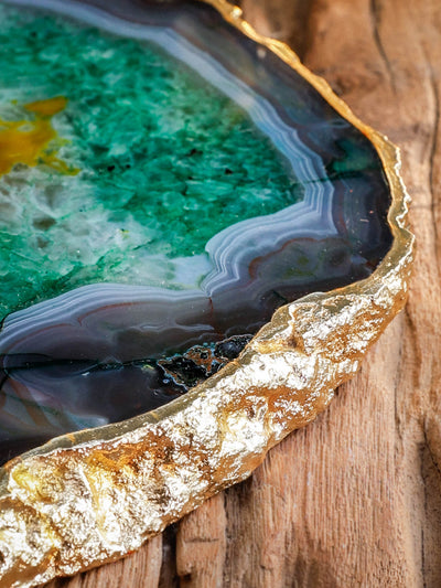 Semi Precious Platter - Green Quartz