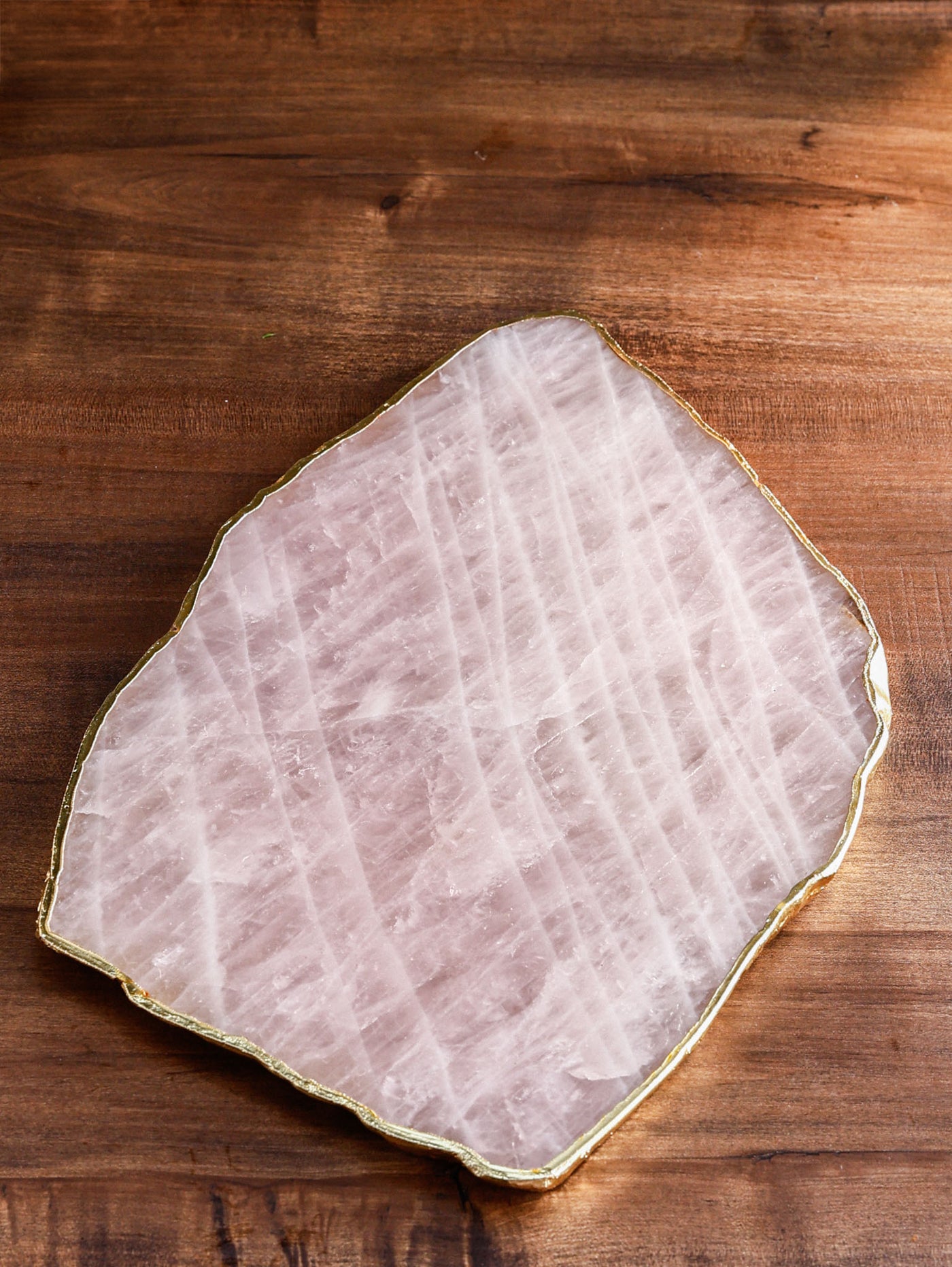 Semi Precious Platter - Rose Quartz