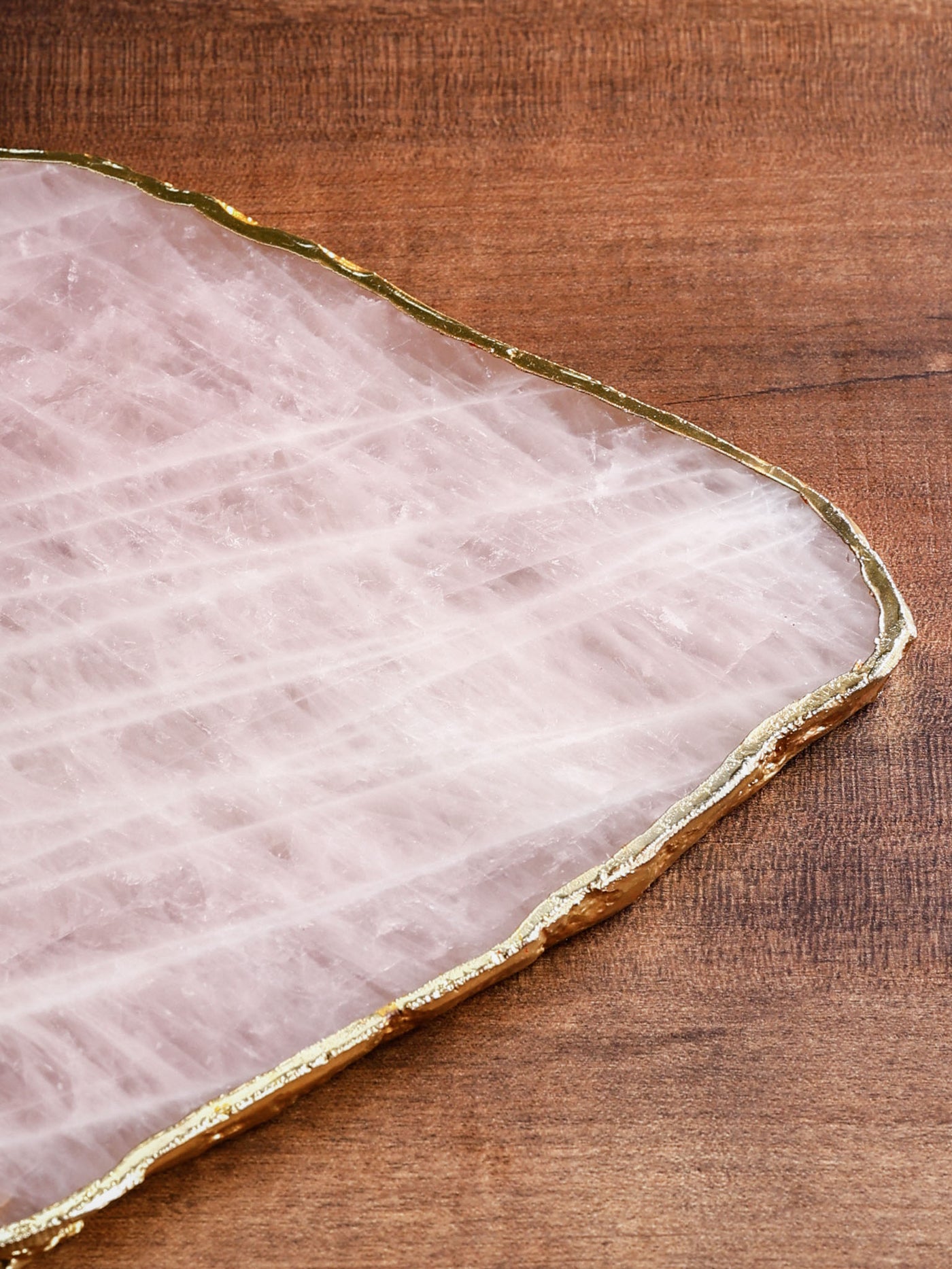 Semi Precious Platter - Rose Quartz