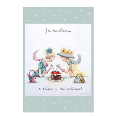 Berni Parker 'Friendship is Sharing the Calories' Tea Towel (1 Pack)