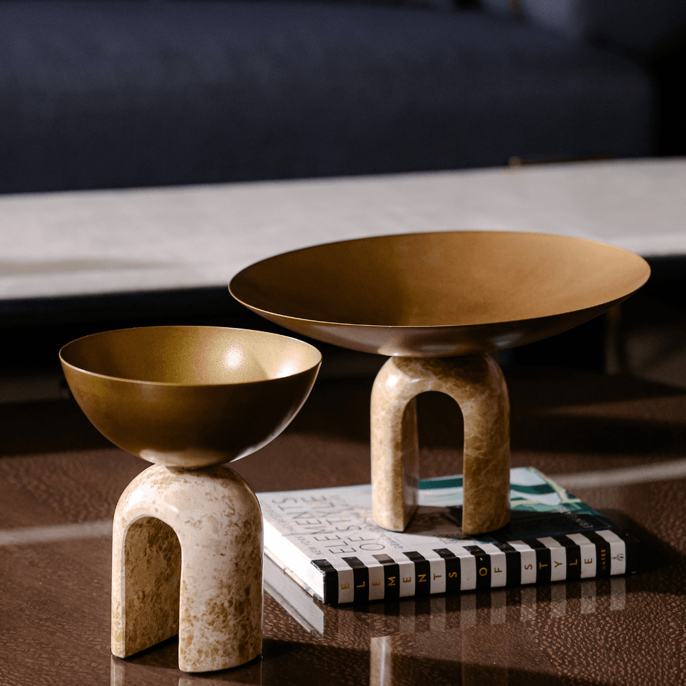 Sicilia Bronze Metal Bowl - Large