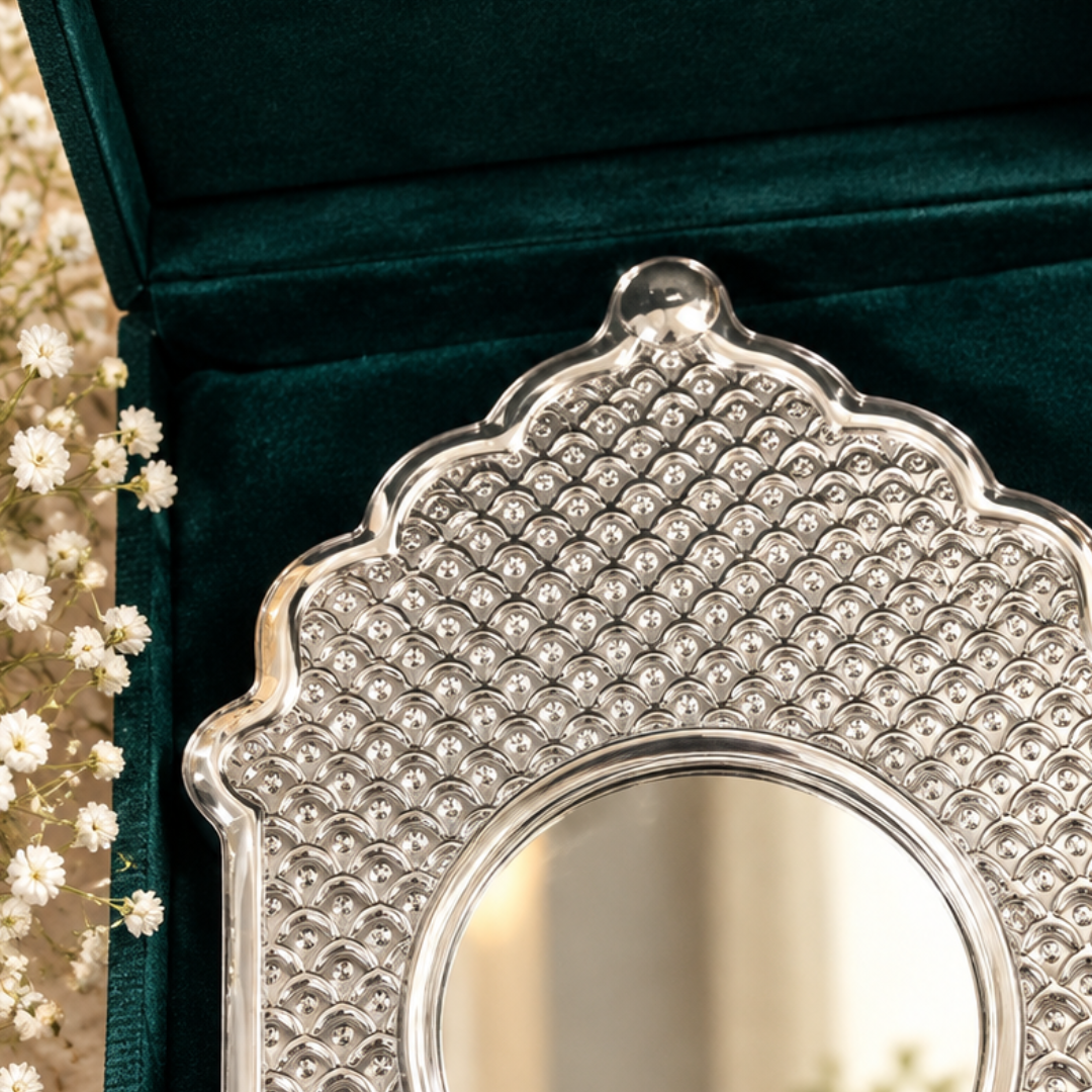 Silver Plated Tea Light Holder | Elegant Candle & Diwali Décor | Artecasa