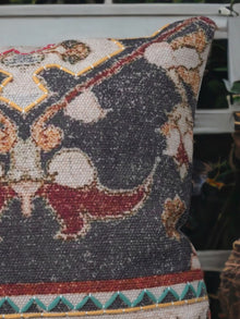 Cotton Cushion Cover - Smed Embroidered