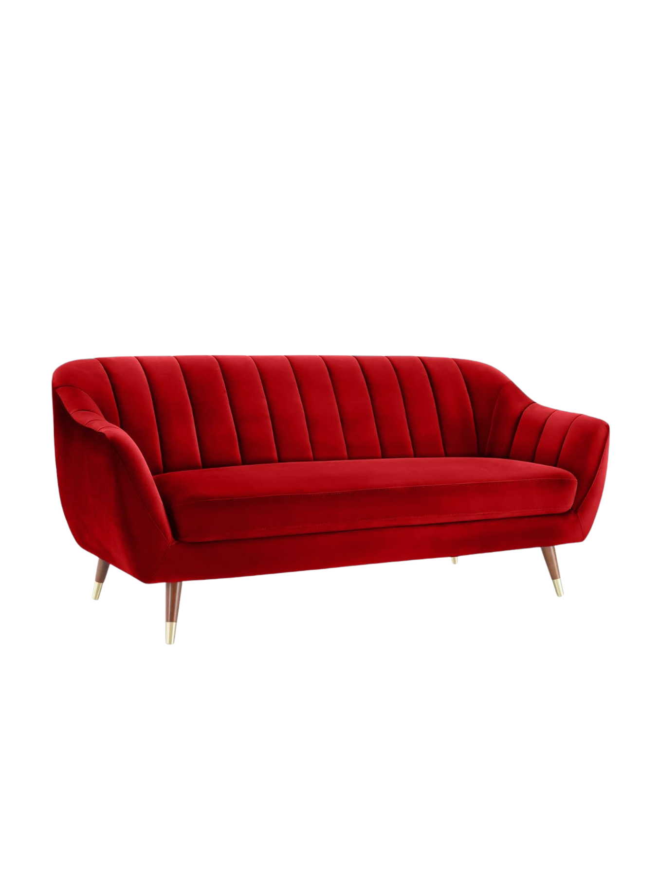Luxury Velvet Upholstered Sofa