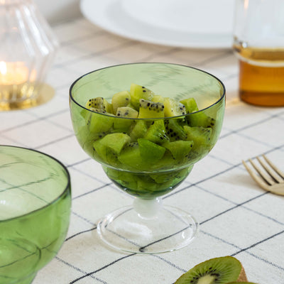 Green Goblet Bowl (set of 4)