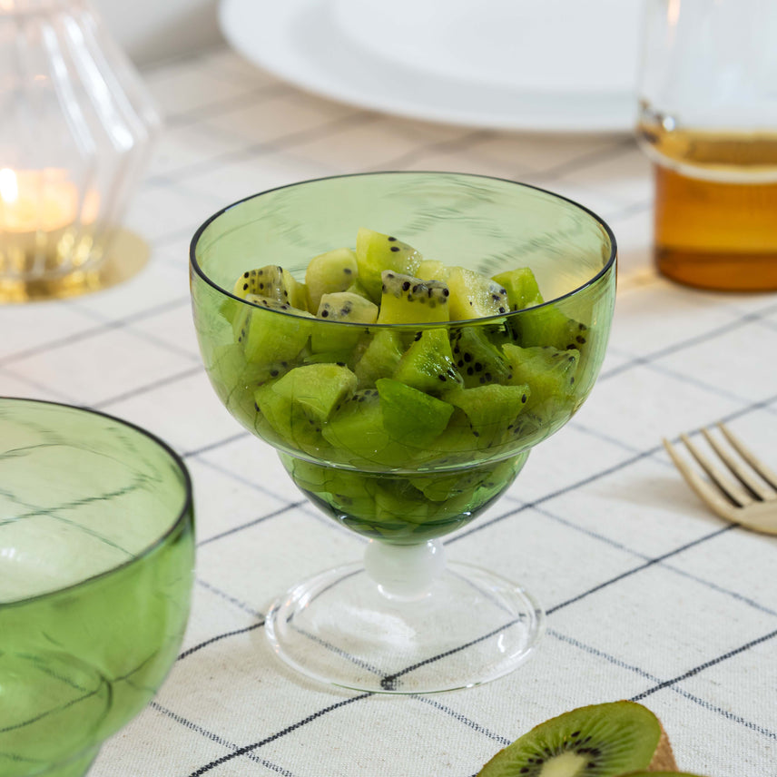 Green Goblet Bowl (set of 4)