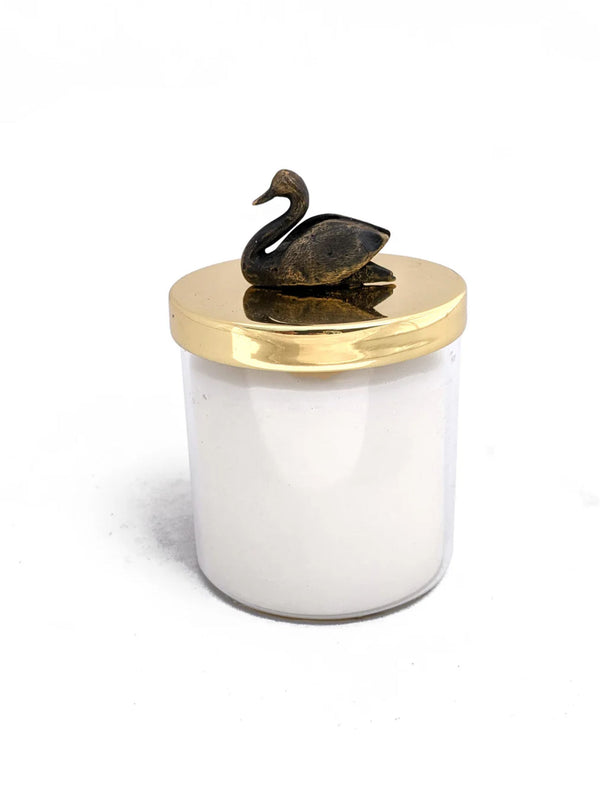 Swan _Glass Jar Candle