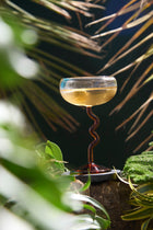 Swirl Scoop Cup Glass | Set of 1, 2, 4, 6