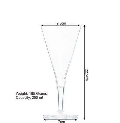 Swiss Hotshot Designer Glass | 250ml | Set of 2,4,6