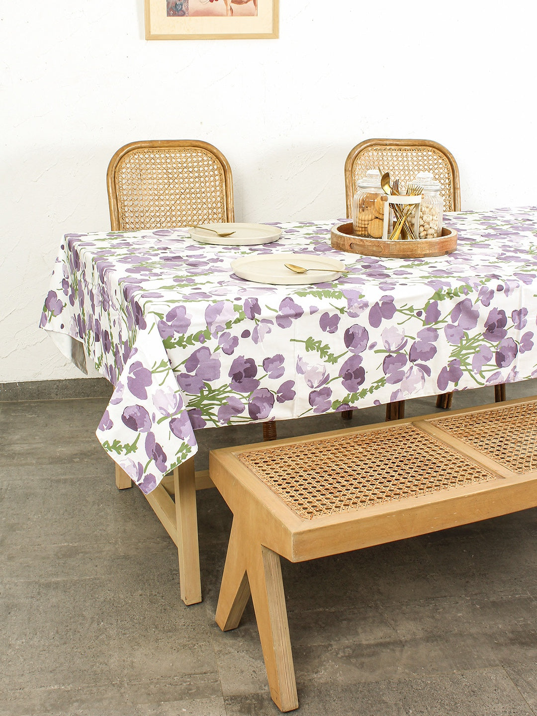 Himalayan Poppies Table Cover (Purple)