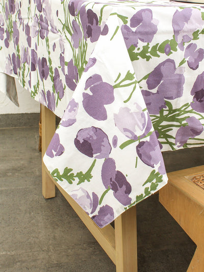 Himalayan Poppies Table Cover (Purple)