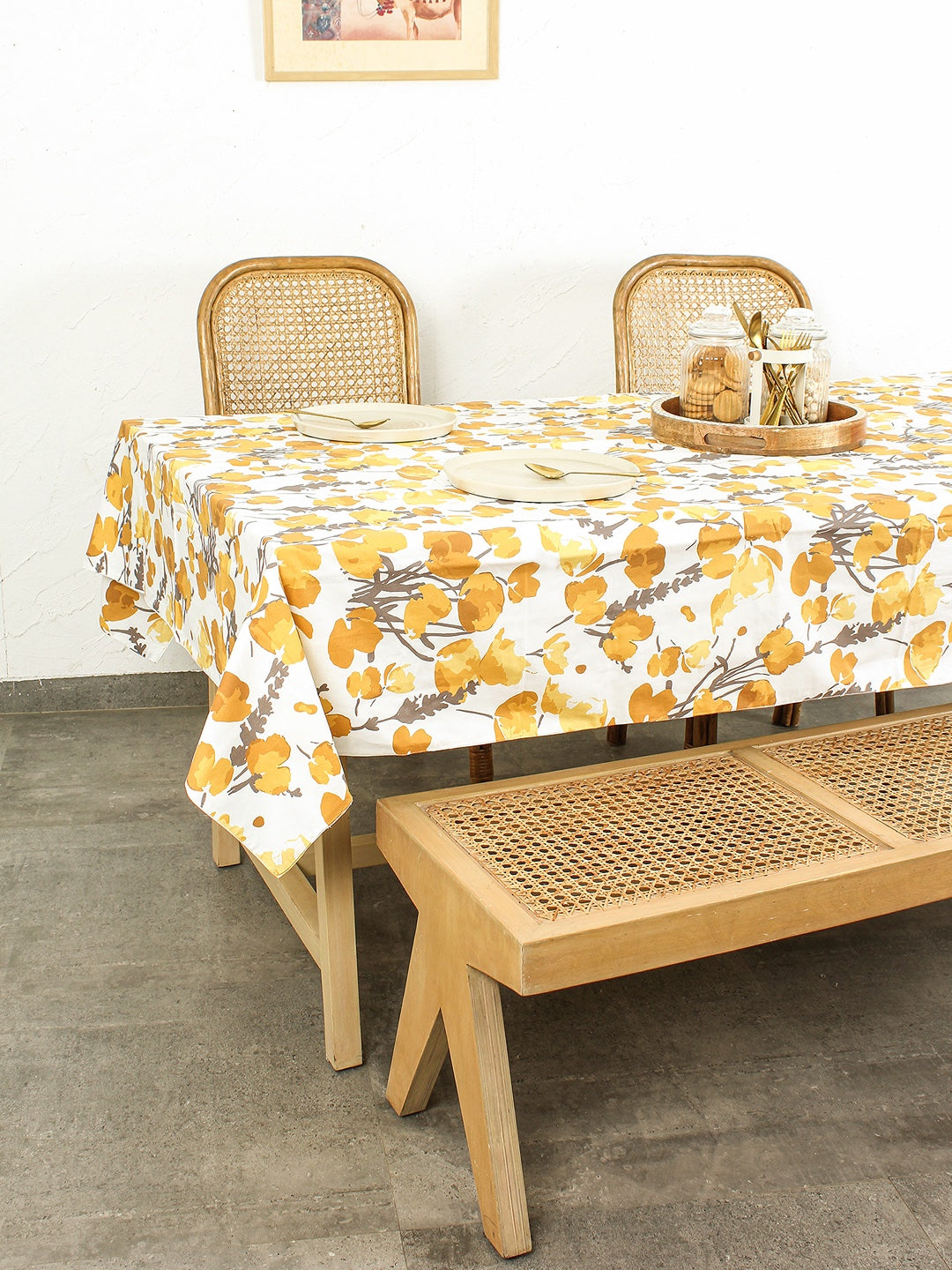 Himalayan Poppies Table Cover (Yellow)