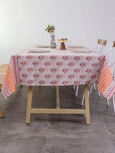 Sarovar Table Cover (Red) - Large