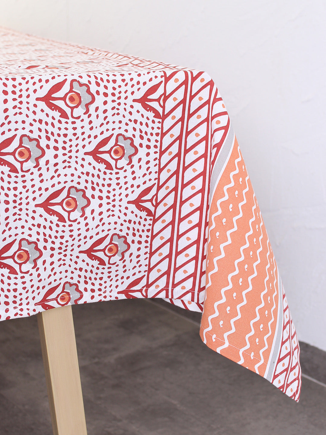 Sarovar Table Cover (Red) - Large