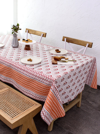 Sarovar Table Cover (Red)