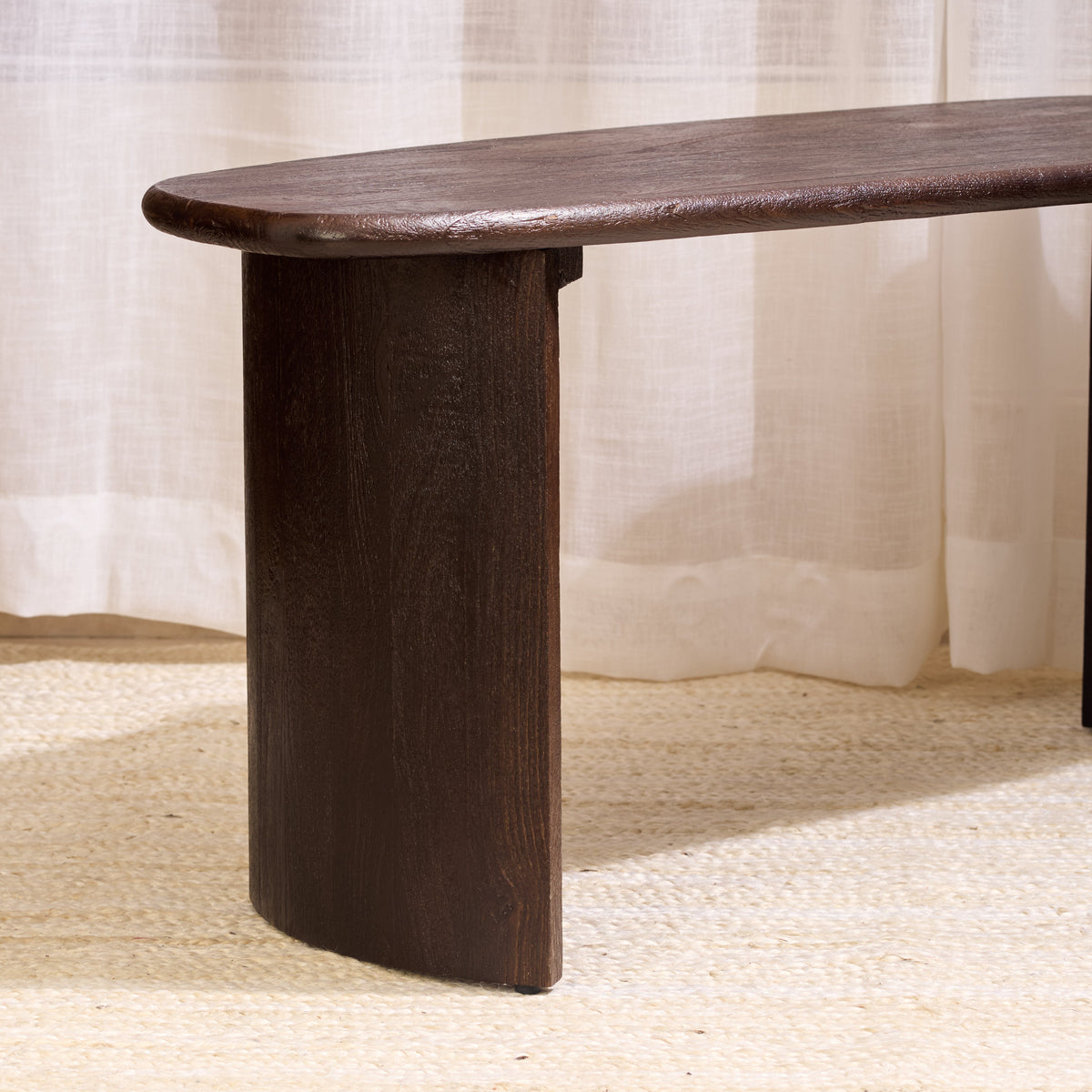 Brown Ozzy Wooden Bench/Centre Table