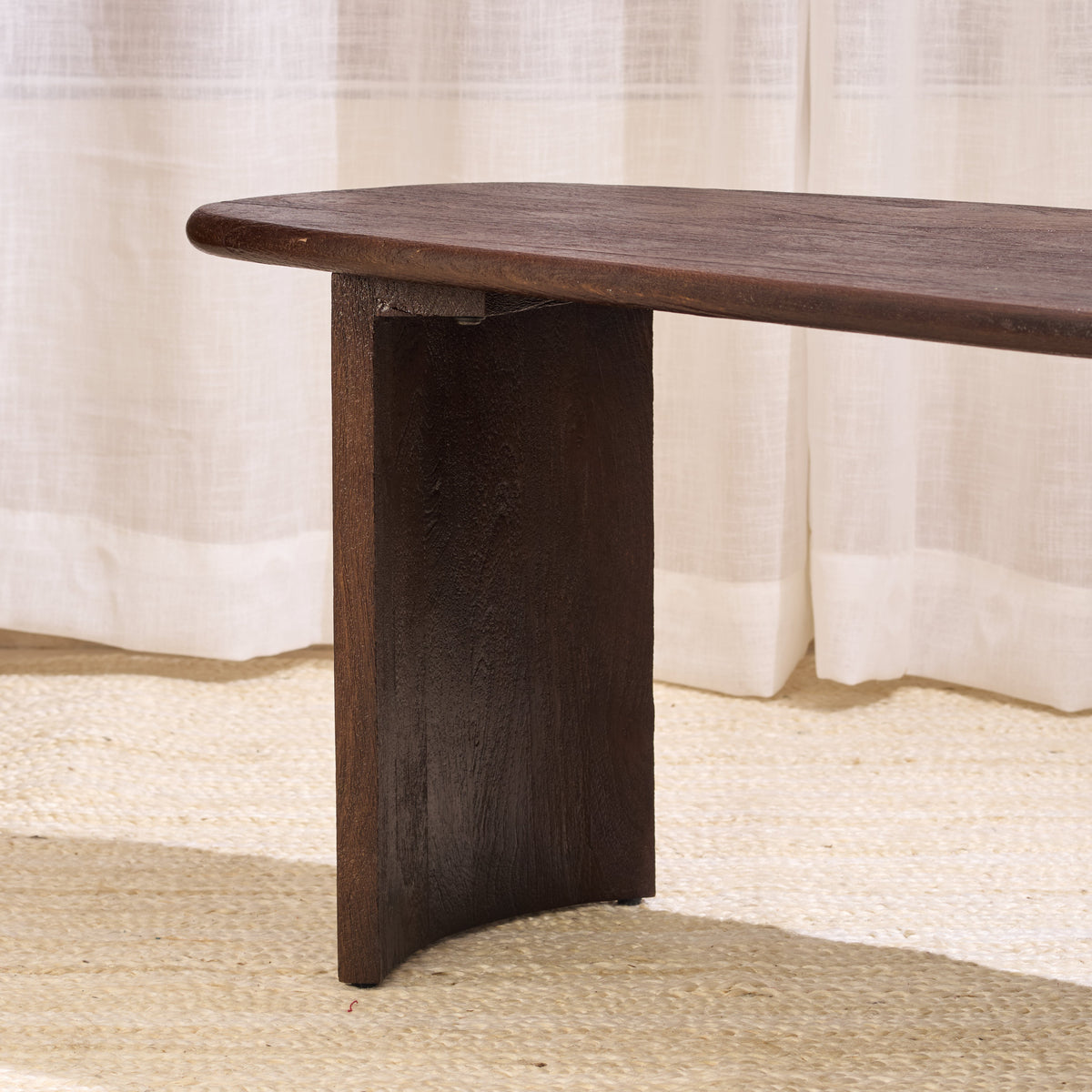 Brown Ozzy Wooden Bench/Centre Table