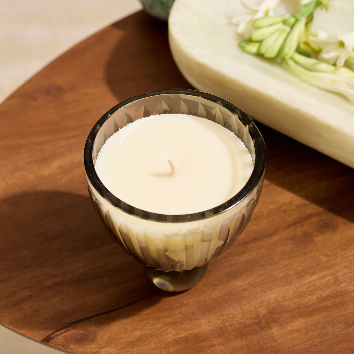 Tinted Vase Candle - Oudh