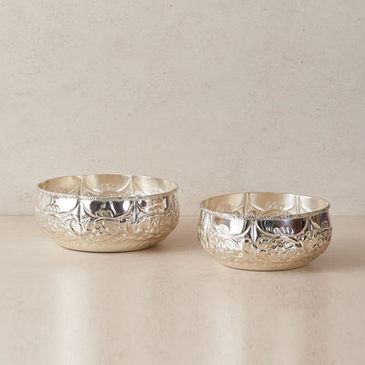 Silver Heritage Brass Urlis Set of 2