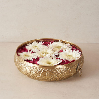 Heritage Matt Gold brass urlis (Set of 2)