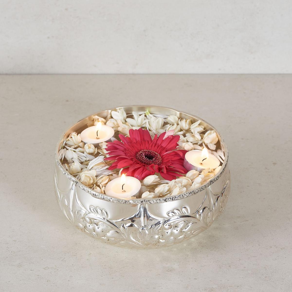 Silver Heritage Brass Urlis Set of 2