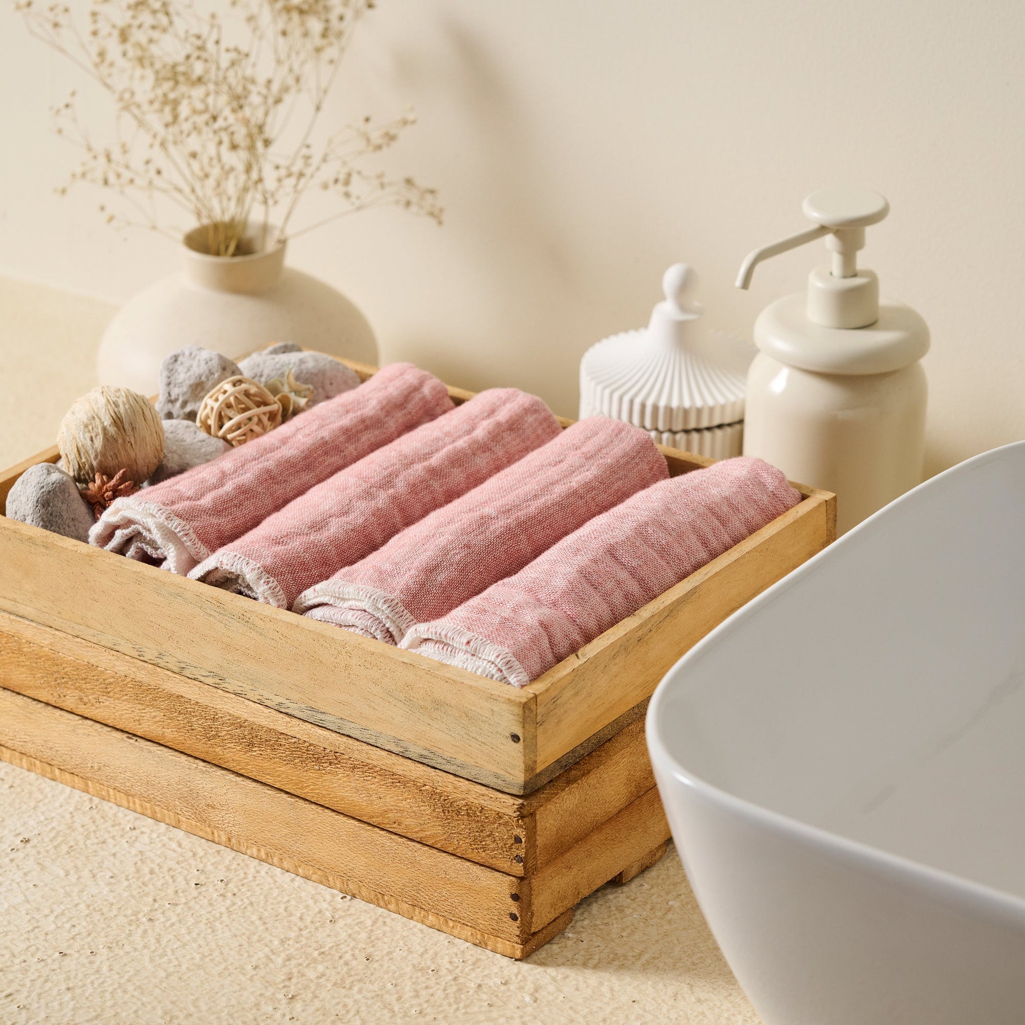 Terracota | Cotton | Gauze | Face Towel