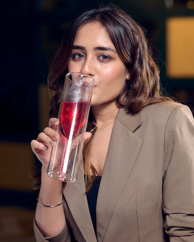 Imperial Double Walled Designer Glass | Set of 6