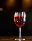 Ribbed Pristine Fluted Wine Glass | 425 ml