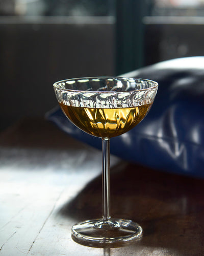 Twist & Sip Fluted Scoop Glass | 225 ml