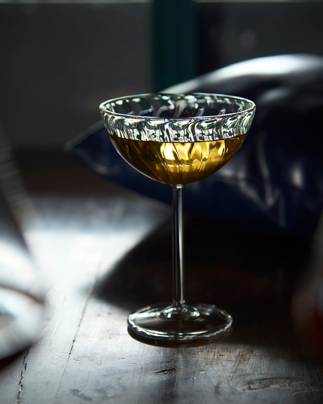 Twist & Sip Fluted Scoop Glass | 225 ml