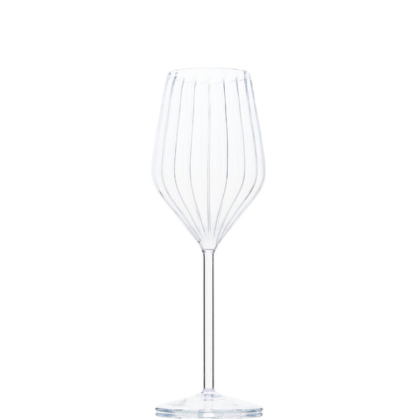 Ribbed Diamond Designer Wine Glass | 350ml | Set of 2,4,6
