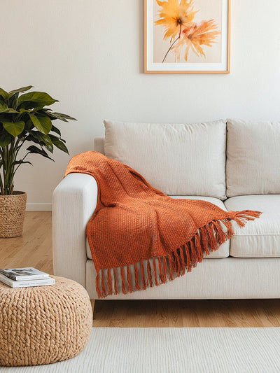 Aravalli Throw (Rust)