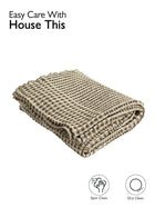 Karakoram Throw (Natural/Dark Brown)