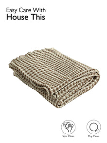 Karakoram Throw (Natural/Dark Brown)