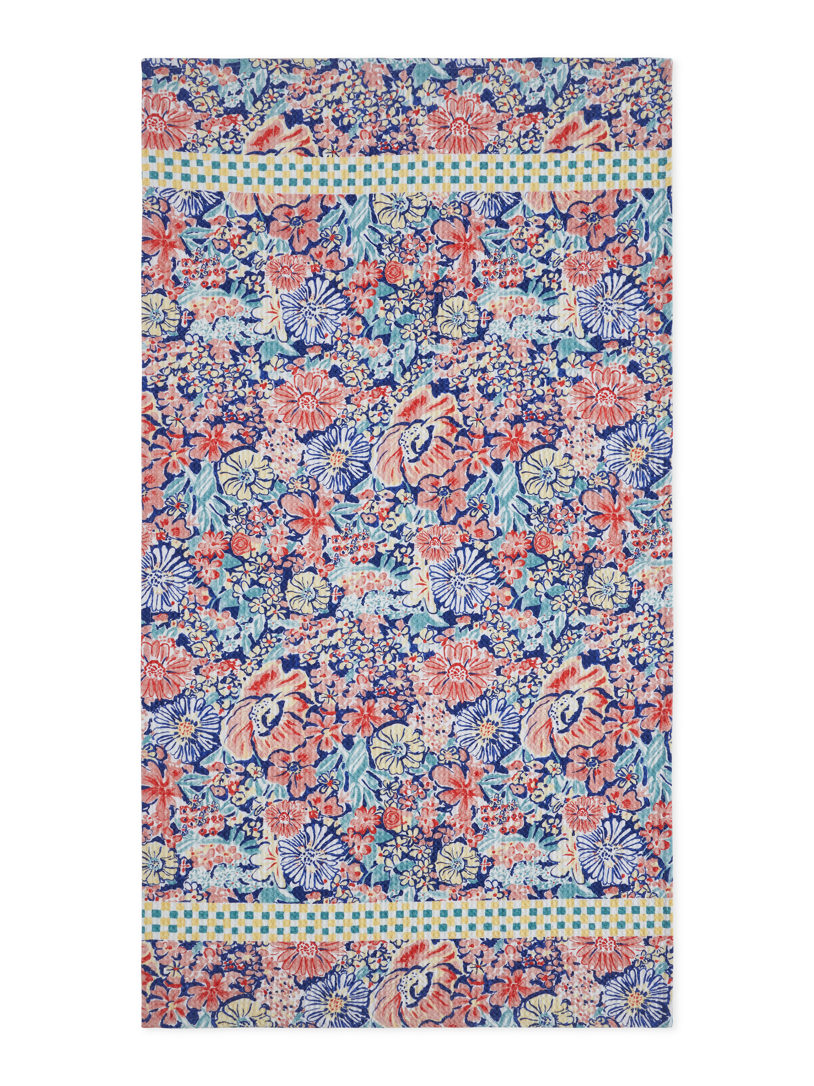 Nature Nectar Cotton Waffle Blue Bath Towel