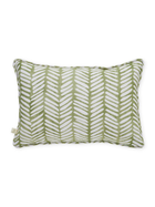 Ayna Linear Leaf Red Cushion Cover