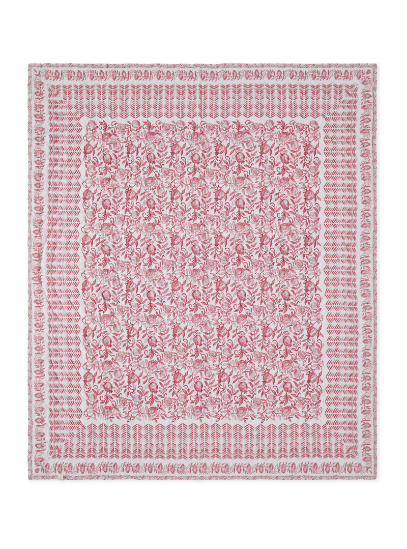 Ayna Red Cotton Quilt