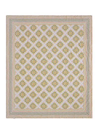 Mica Yellow Cotton Quilt
