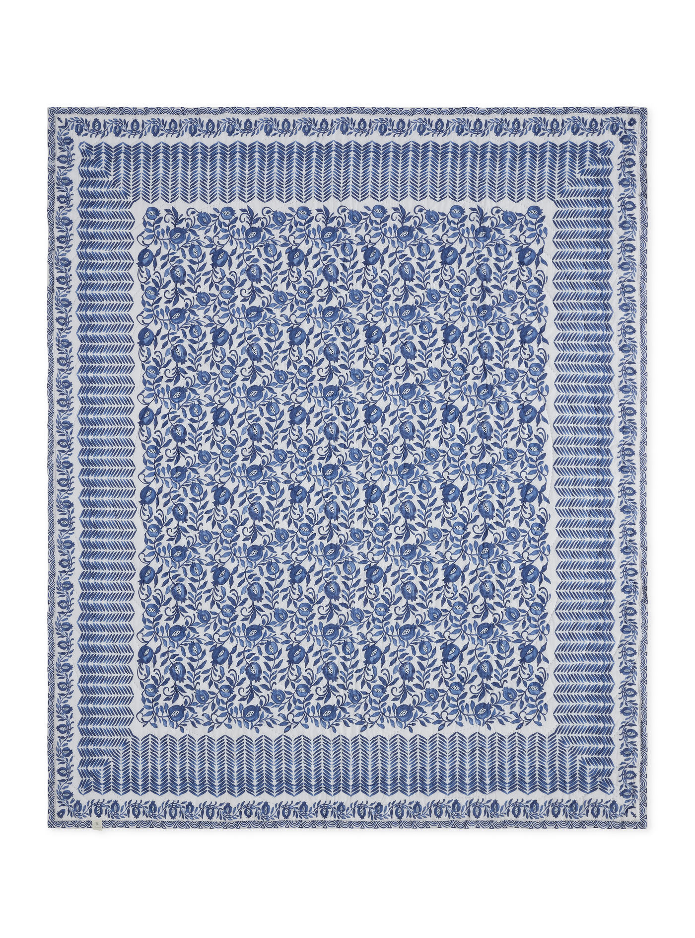 Ayna Blue Cotton Quilt