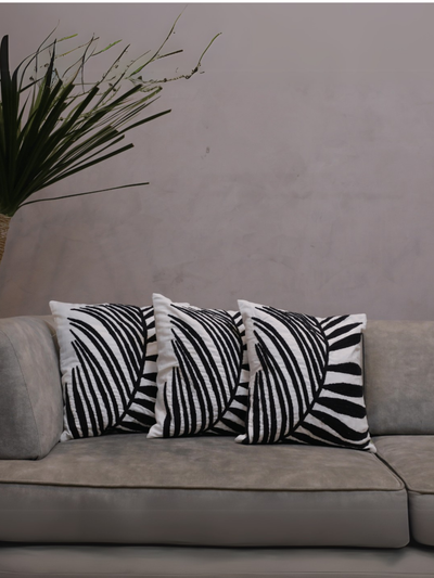 Tropical Palm Tufted Cushion Cover