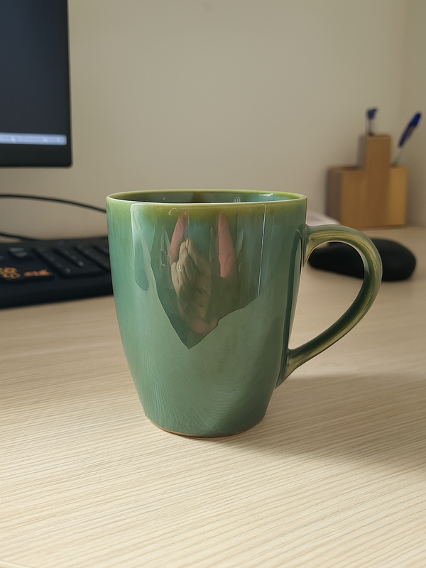Light Green Ceramic Coffee Mug – 350ML