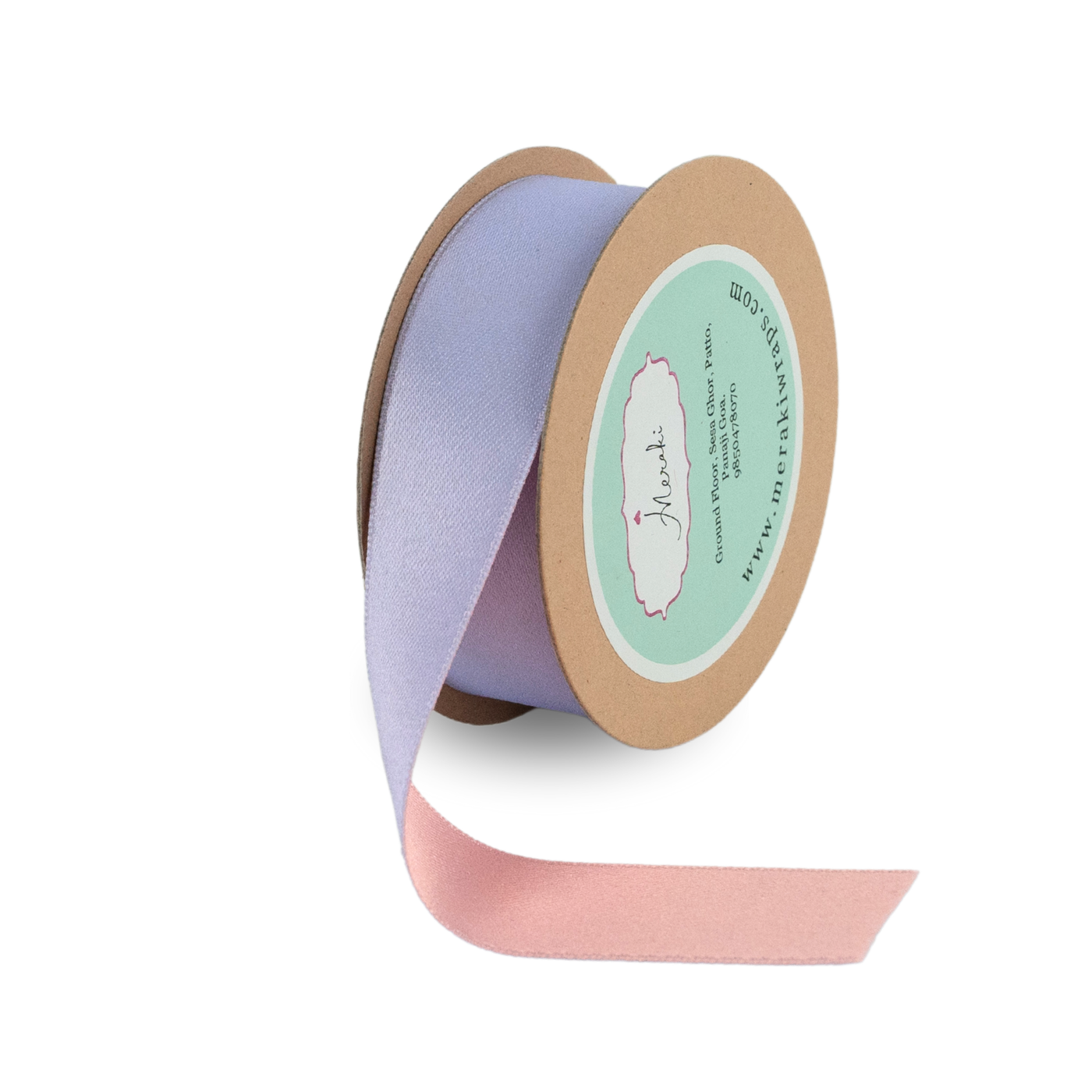 Purple & Pink Reversible Ribbon