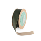 Dark Green & Tan - Reversible Ribbon