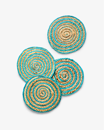 Coolangatta jute round placemats  Pack of 4