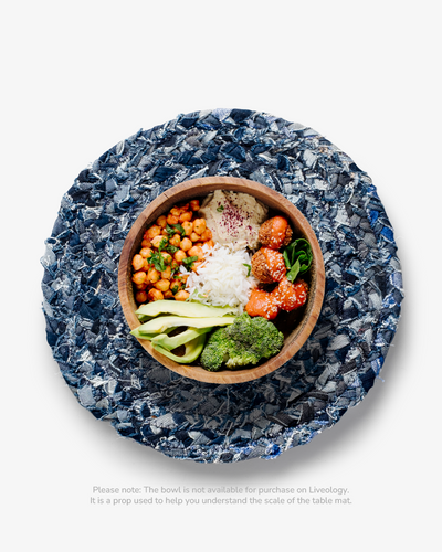 Indy Denim round placemats  Pack of 4