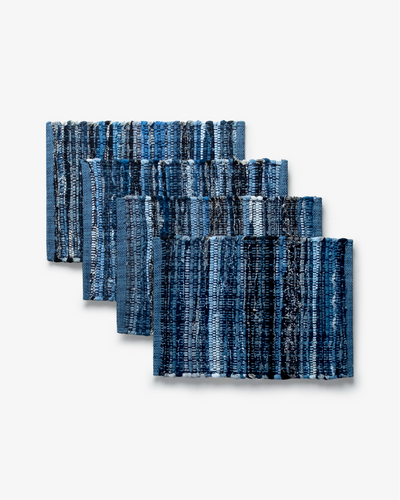 Indri denim Placemats  Pack of 4