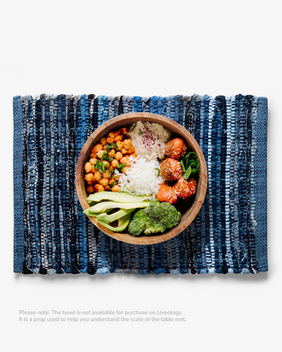 Indri denim Placemats  Pack of 4