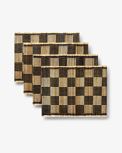 Zanzibar Straw Placemats  Pack of 4