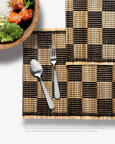 Zanzibar Straw Placemats  Pack of 4